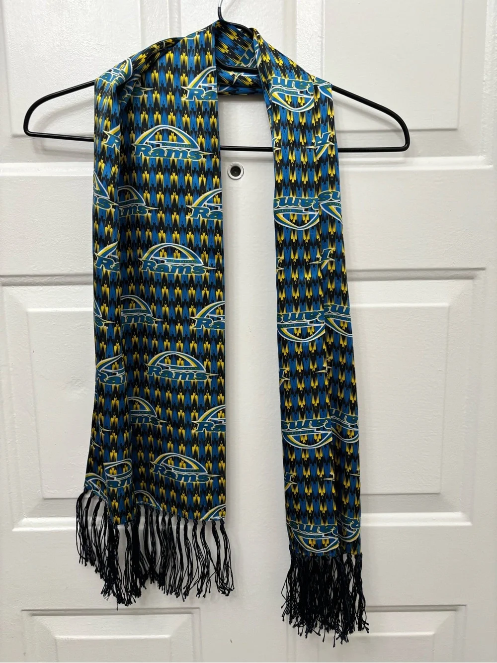 Los Angeles 100% Silk Rams Blue & Yellow Team Scarf